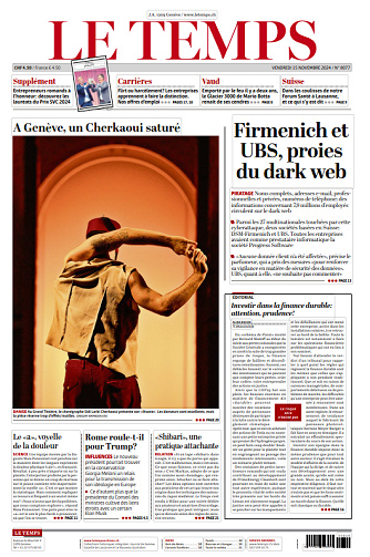 Le Temps - 15 Novembre 2024