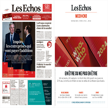 Pack Les Echos + Les Echos Week-end - 15 Novembre 2024