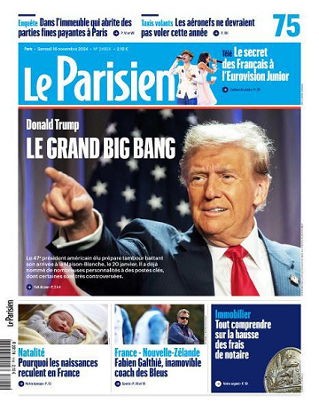 Le Parisien - 16 Novembre 2024