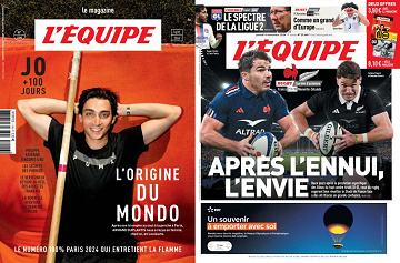 Pack L’Equipe + L’Equipe Magazine - 16 Novembre 2024