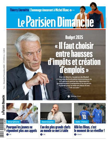 Le Parisien - 17 Novembre 2024