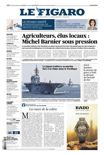 Le Figaro du Lundi 18 Novembre 2024