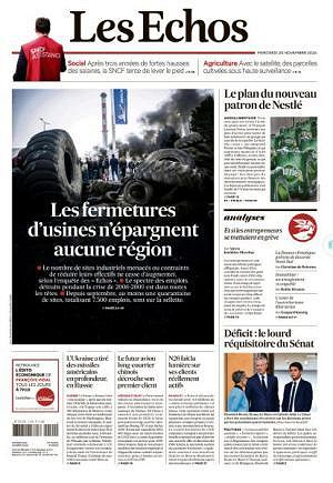 Les Echos - 20 Novembre 2024