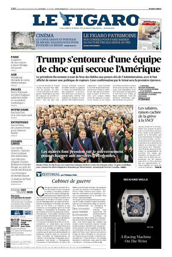 Le Figaro du Mercredi 20 Novembre 2024