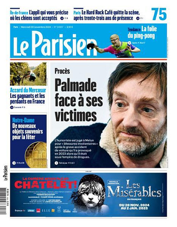 Le Parisien - 20 Novembre 2024
