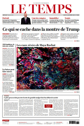 Le Temps - 21 Novembre 2024