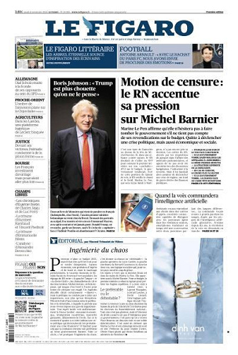 Le Figaro du Jeudi 21 Novembre 2024