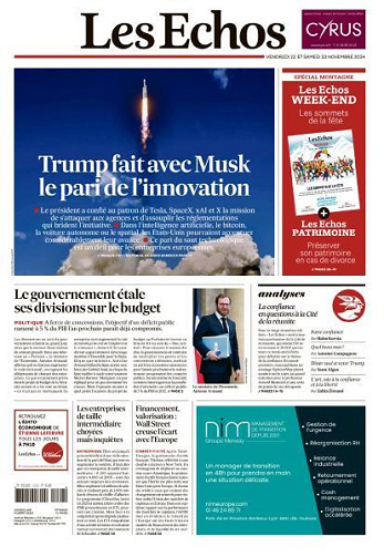 Les Echos - 22-23 Novembre 2024