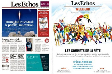 Pack Les Echos + Les Echos Week-end - 22 Novembre 2024