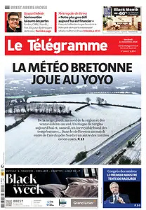 Le Télégramme - 22 Novembre 2024 (14 Editions)