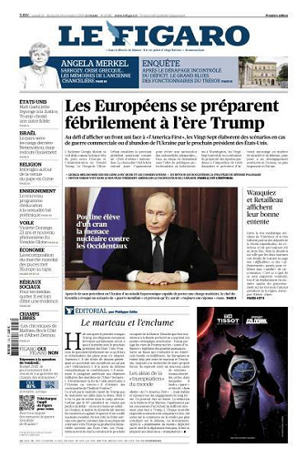 Le Figaro du Samedi 23 et Dimanche 24 Novembre 2024