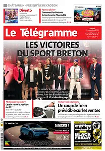 Le Télégramme - 23 Novembre 2024 (14 Editions)