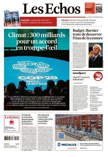 Les Echos - 25 Novembre 2024