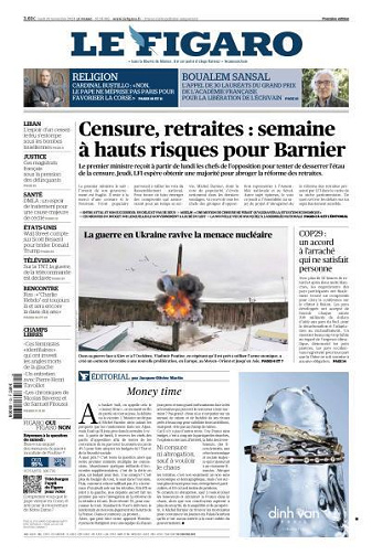 Le Figaro du Lundi 25 Novembre 2024