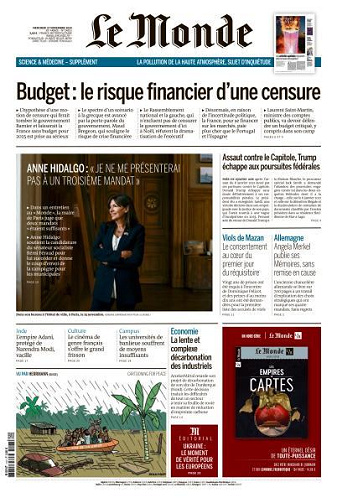 Le Monde du Mercredi 27 Novembre 2024