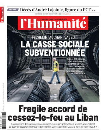 L’Humanite - 27 Novembre 2024