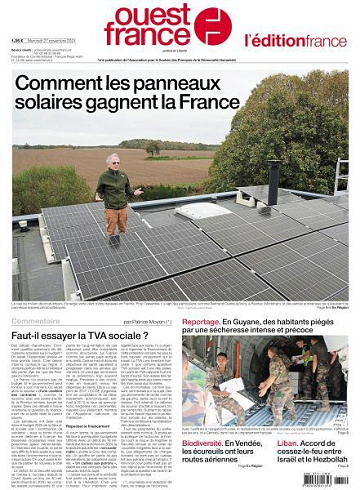 Ouest-France Édition France - 27 Novembre 2024