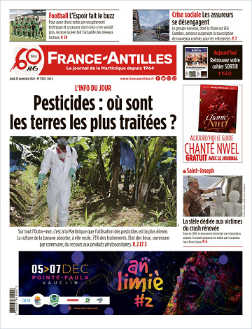 France-Antilles (2 Éditions) Du Jeudi 28 novembre 2024