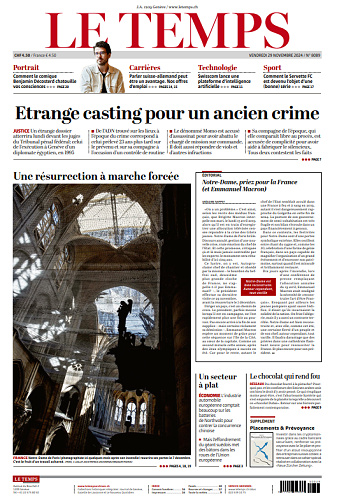 Le Temps - 29 Novembre 2024