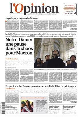 L’Opinion - 29 Novembre 2024