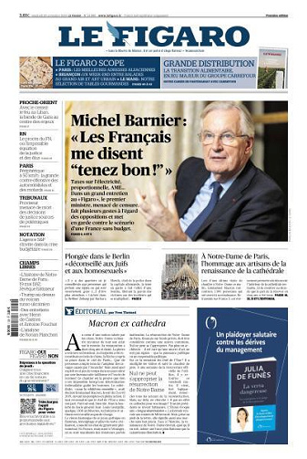 Le Figaro du Vendredi 29 Novembre 2024
