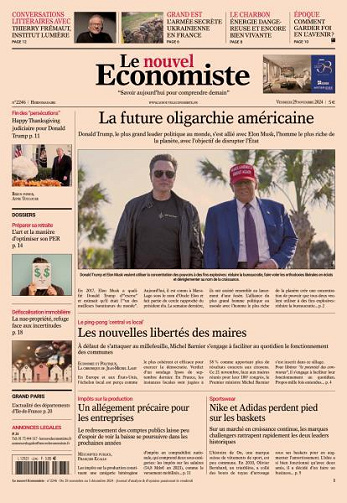 Le nouvel Economiste - 29 Novembre 2024