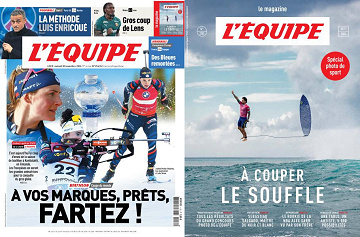 Pack L’Equipe + L’Equipe Magazine - 30 Novembre 2024