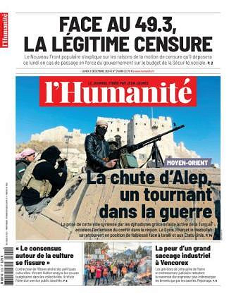 L’Humanite - 2 Décembre 2024