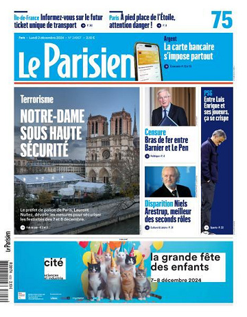 Le Parisien - 2 Décembre 2024