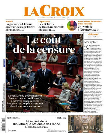 La Croix - 4 Décembre 2024