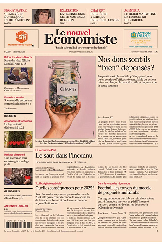 Le nouvel Economiste - 6 Décembre 2024