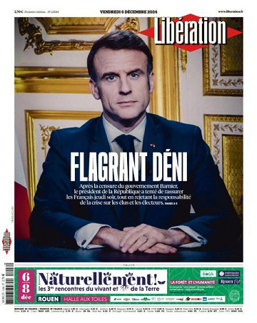 Libération du Vendredi 6 Décembre 2024