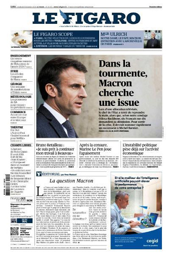 Le Figaro Vendredi 6 Décembre 2024
