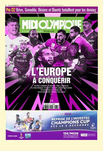 Midi Olympique Vert - 6 Décembre 2024