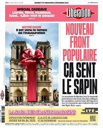 Libération du Samedi 7 et Dimanche 8 Décembre 2024