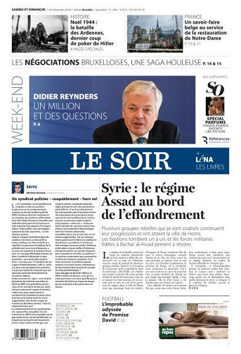 Le Soir - 7-8 Décembre 2024