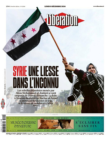 Libération du Lundi 9 Décembre 2024