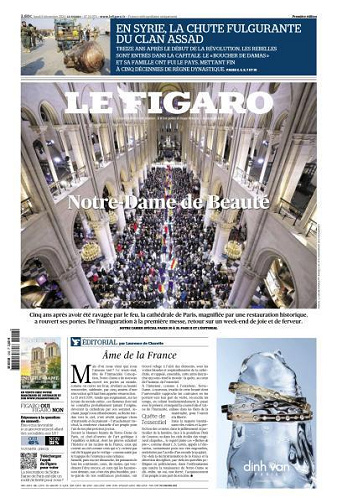 Le Figaro du Lundi 9 Décembre 2024