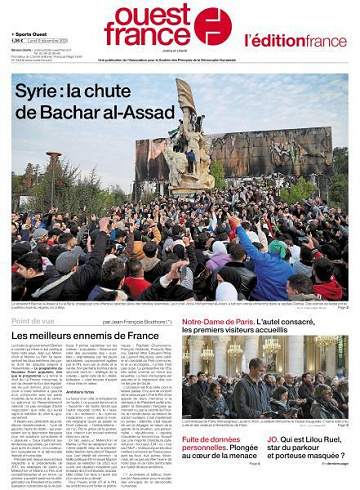Ouest-France Édition France - 9 Décembre 2024