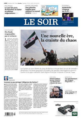 Le Soir - 9 Décembre 2024