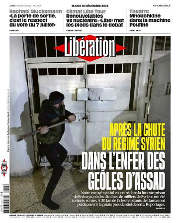 Libération du Mardi 10 Décembre 2024