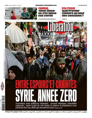 Libération du Mercredi 11 Décembre 2024
