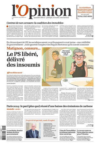 L’Opinion - 12 Décembre 2024