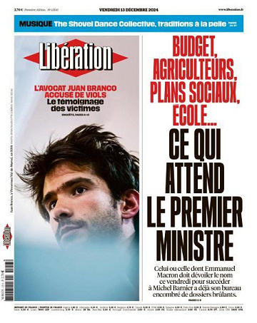 Libération du Vendredi 13 Décembre 2024