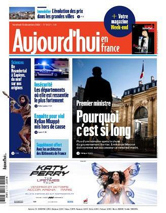 Aujourd’hui en France - 13 Décembre 2024