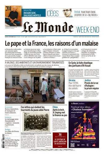 Le Monde du Samedi 14 Décembre 2024