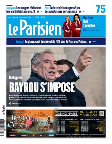 Le Parisien - 14 Décembre 2024