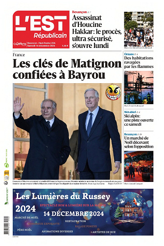 L'Est Républicain - 14 Décembre 2024