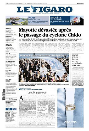 Le Figaro du Lundi 16 Décembre 2024