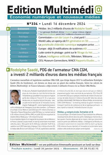 Édition Multimédia - 16 Décembre 2024